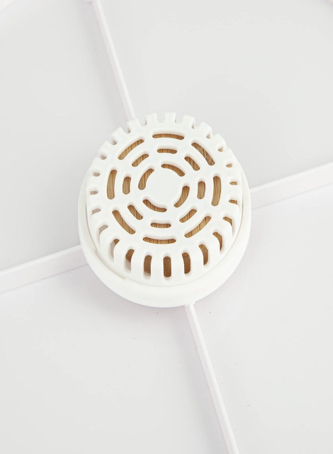 Zadro Aromatherapy Basket for Ultra Large Luxury Bucket-Style Towel Warmer (White/Wood) - Image 4