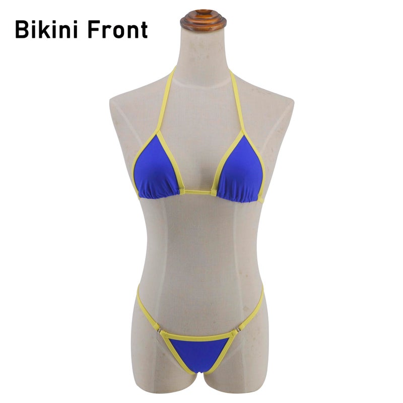 SHERRYLO Micro Bikini Extreme for Women Mini Triangle Top G String Thong Bottom Sexy Skimy Micro Bikinis - Image 3