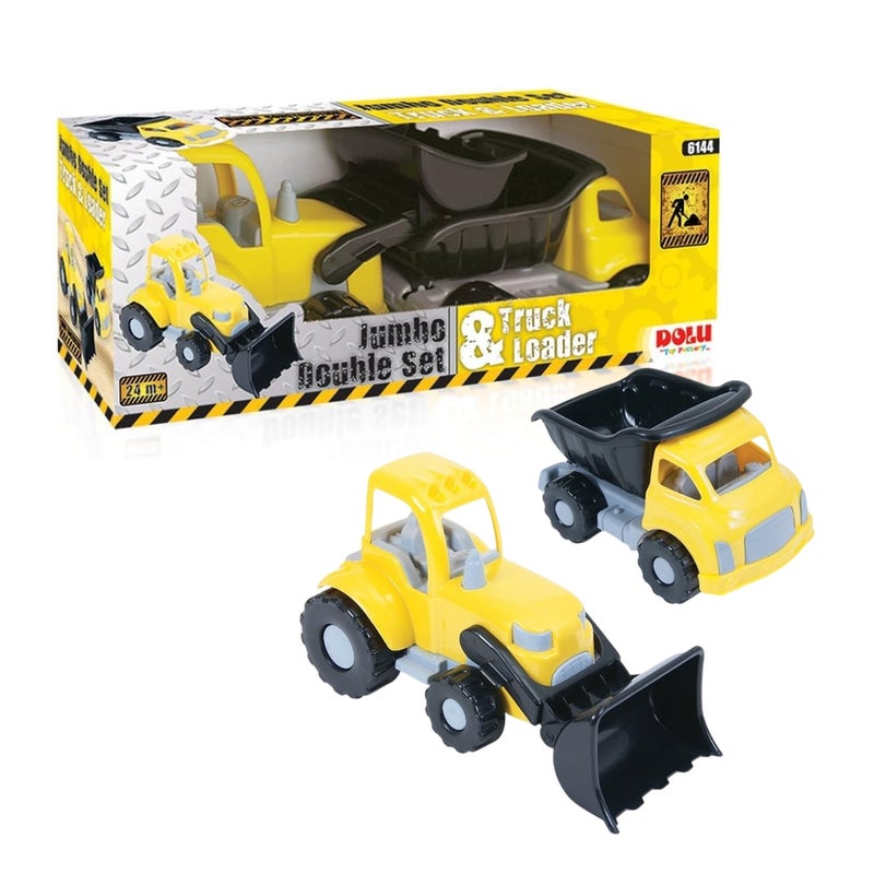 دولو شاحنتين الجرافة و شاحنة الحمولة - 6144