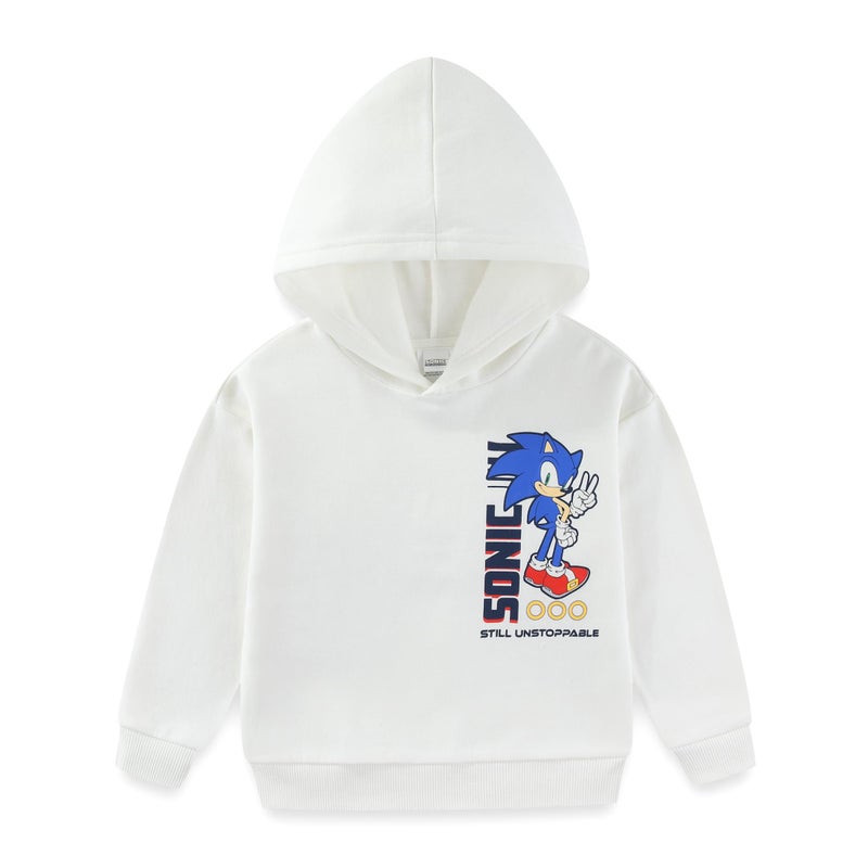 SEGA Sonic the Hedgehog Boys Pullover Hoodie and Pants 2 Piece Set for Big Kids - Image 2