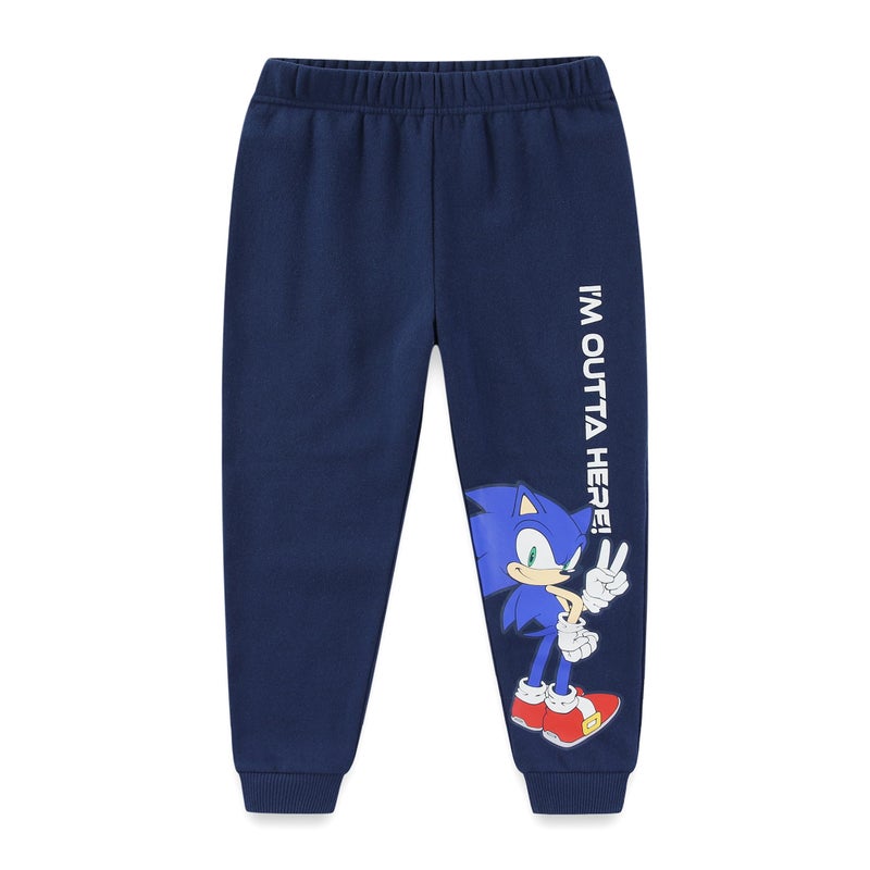 SEGA Sonic the Hedgehog Boys Pullover Hoodie and Pants 2 Piece Set for Big Kids - Image 3
