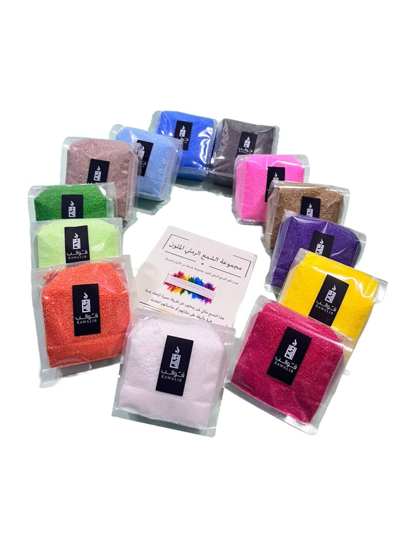 KAWALIB 13 Color Sand Wax Set  - Image 3