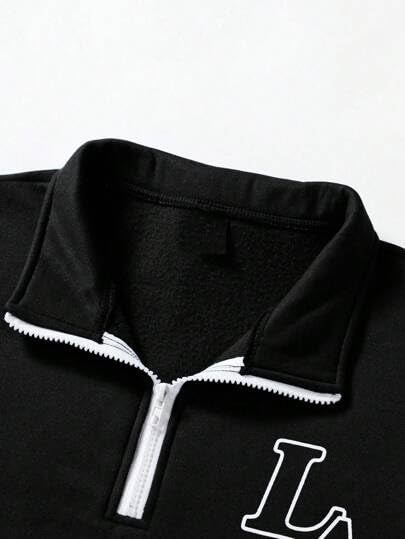 Trillion Men's Full Sleeve Printed Sweatshirt for Men, Black, Small - Image 5