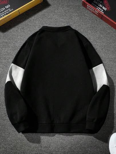Trillion Men's Full Sleeve Printed Sweatshirt for Men, Black, Small - Image 2
