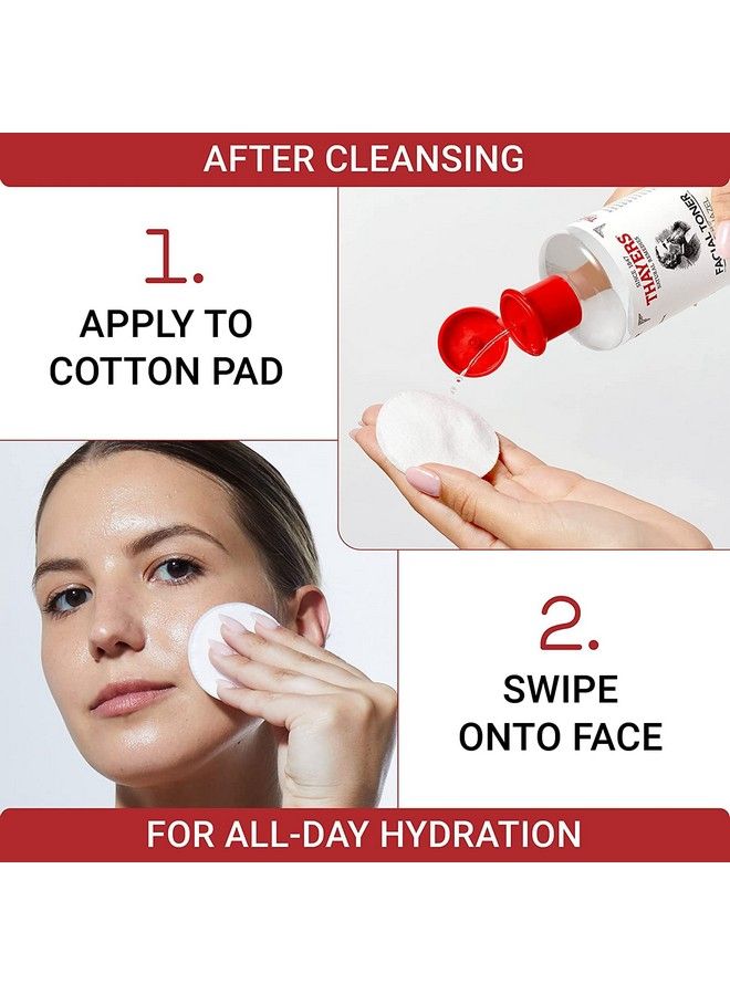 THAYERS Alcoholfree Hydktr Rose Petal Witch Hazel With Aloe Vera Clear 12 Fl Oz (Pack Of 2) - Image 5