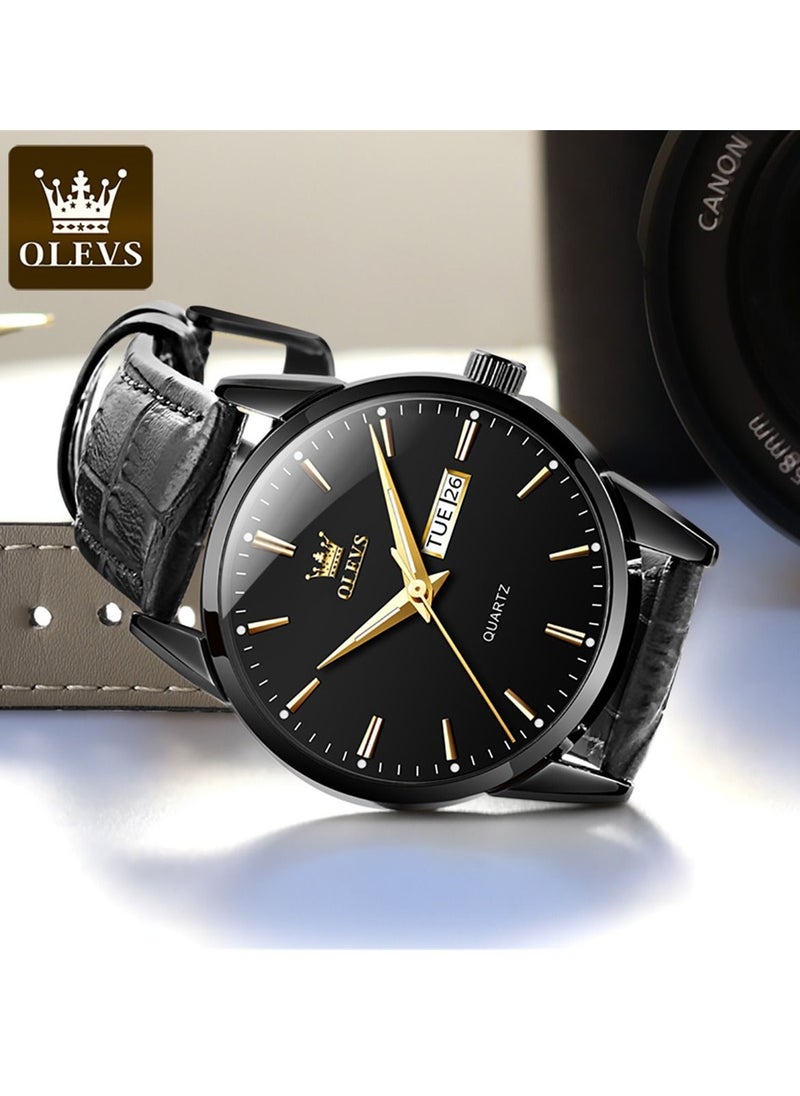 OLEVS - Men's Simple Waterproof Watch - Image 1