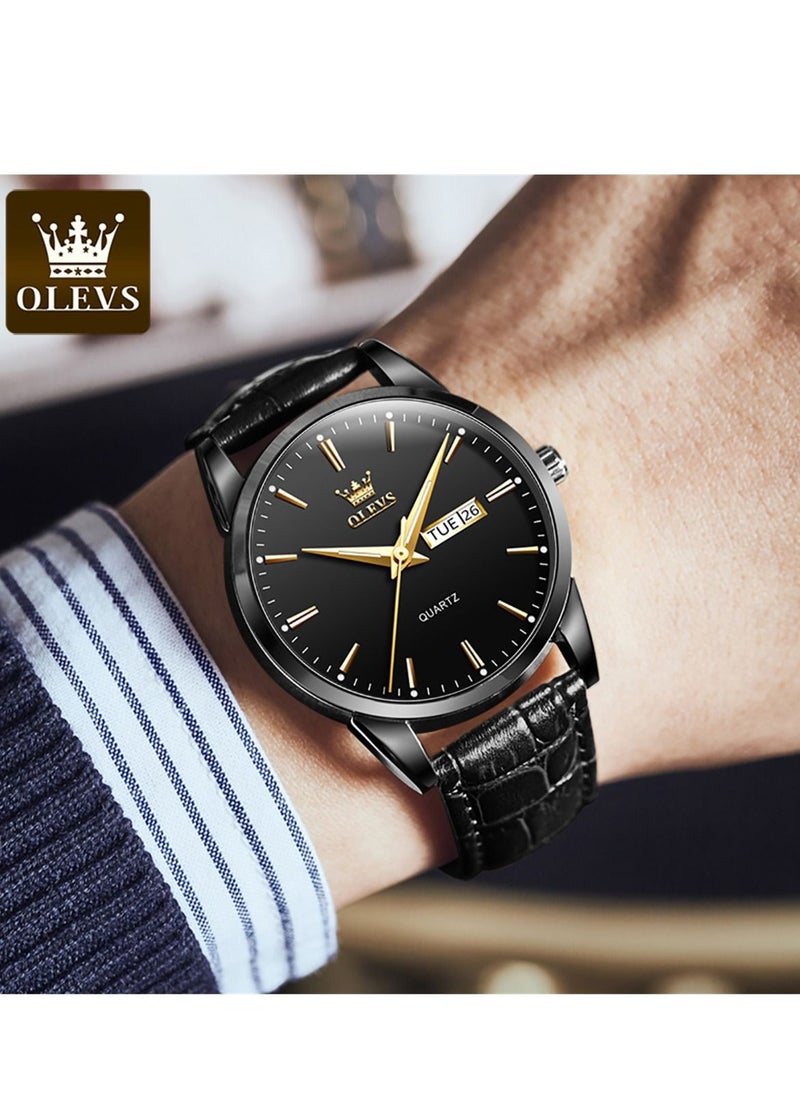 OLEVS - Men's Simple Waterproof Watch - Image 1