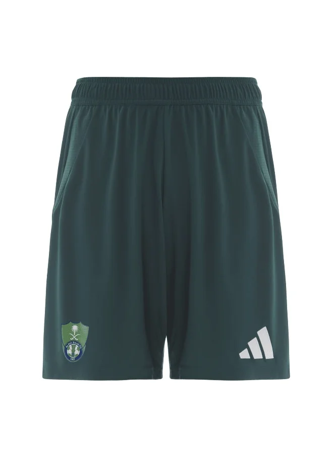 Adidas Adidas Al Ahli Fc Away Short Youth Green Football Shorts For Kids Unisex 128