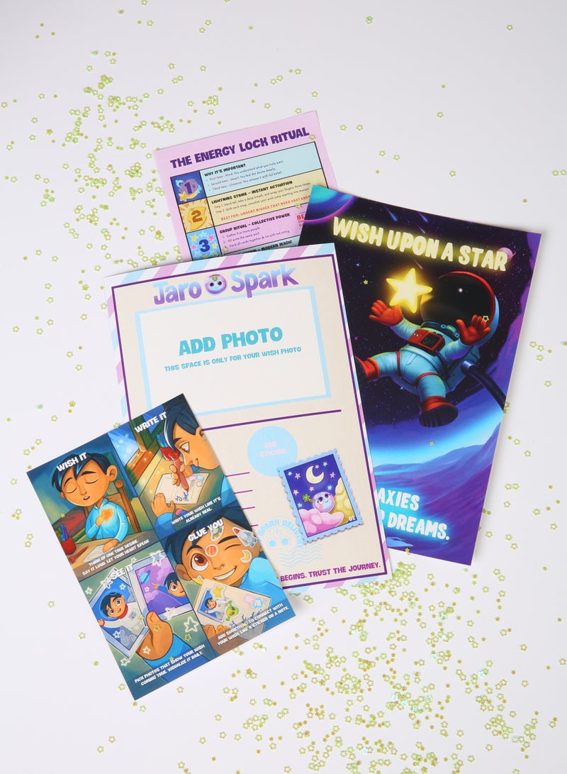 Beauenty Jaro Spark Wish Postcard 2 – With Envelope  Writing Guide - Image 1