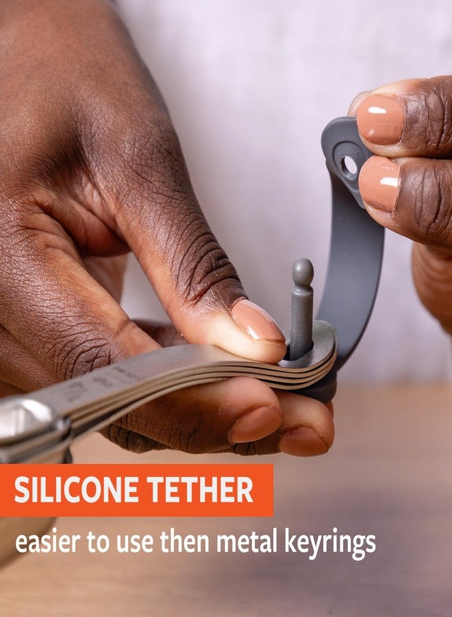 Full Circle Skinny Dip, Stainless Steel Measuring Spoons, 4-Piece Set - 1/4 tsp, 1/2 tsp, 1 tsp, and 1 Tbsp - Perfect for Spice Jars - Dishwasher Safe - Image 5