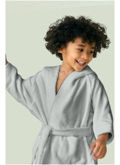 Daffodil (Grey) Premium 10 Year Kids Hooded Bathrobe (120x124 Cm) Terry Cotton, Highly Absorbent and Quick dry, Hotel and Spa Quality Bathrobe for Boy and Girl-400 Gsm - pzsku/Z5BF9D9948D1CC026BD43Z/45/_/1733475148/8692724b-5d72-4b5b-90f0-8e986a208fae