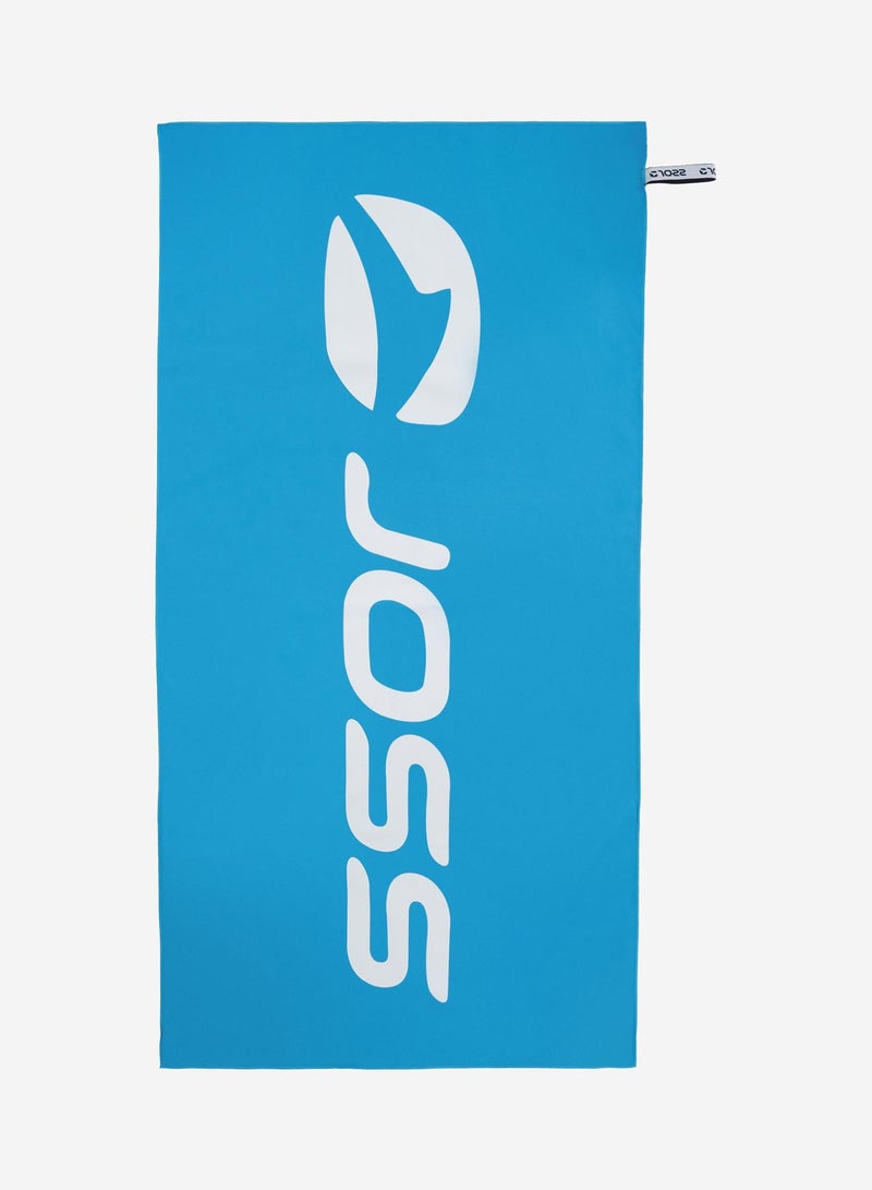 Joss Absorbent Microfiber Towel  Blue, One Size, Quick-Drying, Soft And Moisture-Absorbing, Convenient Hanging Loop, Ideal For Pool & Beach - Image 2