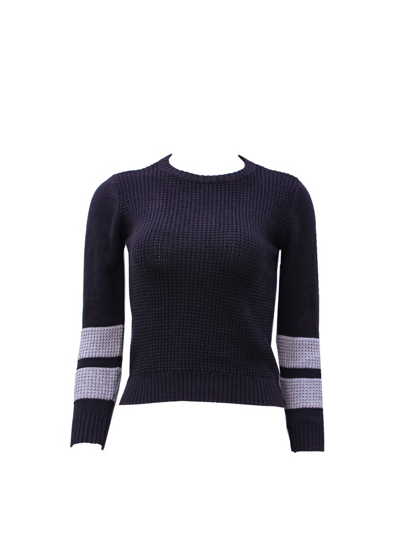 GUESS Guess Women Long Sleeve Black/Grey Pullover - Small  - Image 2