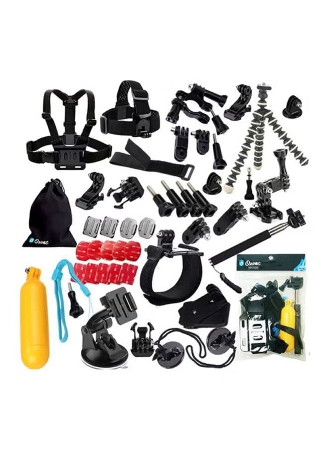 Ozone 25-In-1 Accessories For GoPro Hero 5/4 Set Black/Yellow/Red