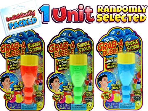 Ja-Ru JARU Mini Handheld Bubble Blower with Non Toxic Bubble Solution Touchable Bubbles for Kids Stress Relief Fidget Toy Bubble Party Favors for Kids 1 Pack 15081A - Image 5