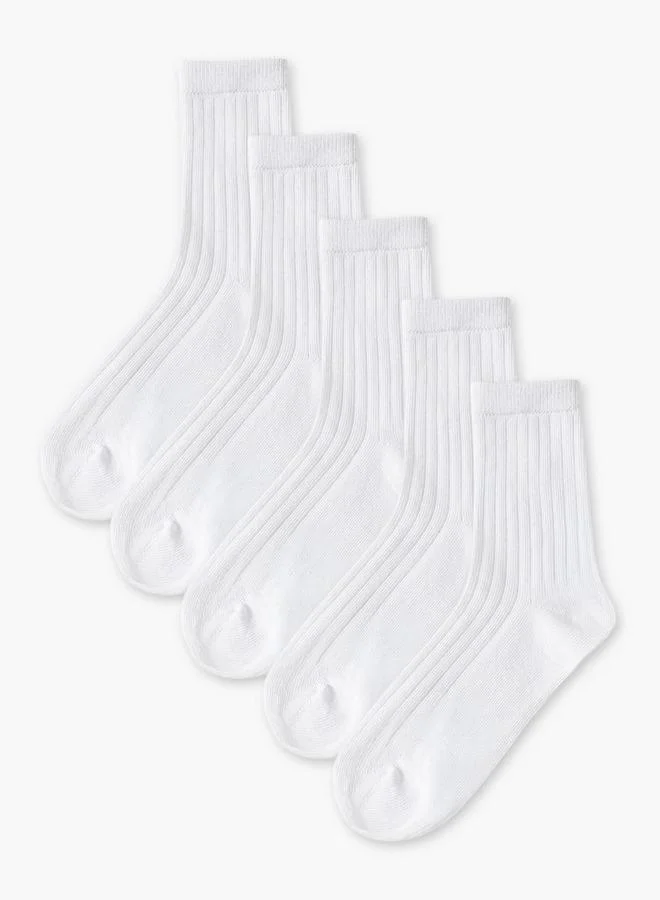 جونيورز Pack Of 5 - Girls Ankle Socks