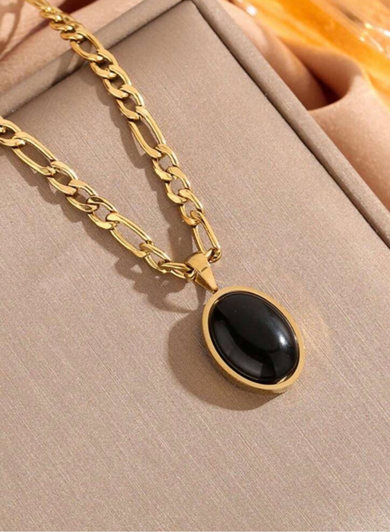 نونز أب سلسال نسائي بتصميم عصري وأنيق مصنوع من الاستانلس ستيل - Image 2