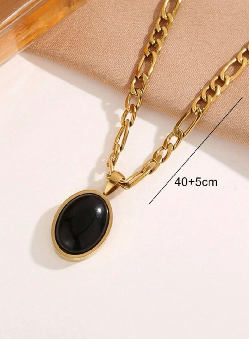 نونز أب سلسال نسائي بتصميم عصري وأنيق مصنوع من الاستانلس ستيل - Image 4