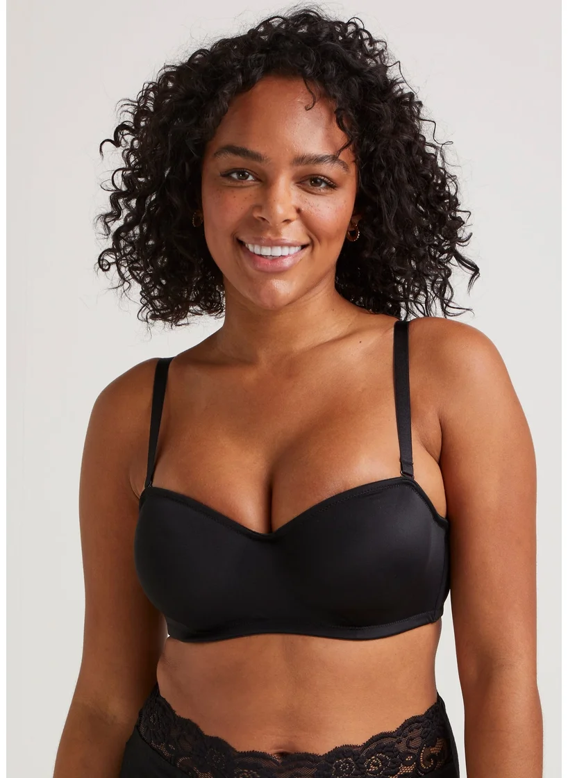Matalan DD+ Black Non-Padded Multiway Bra