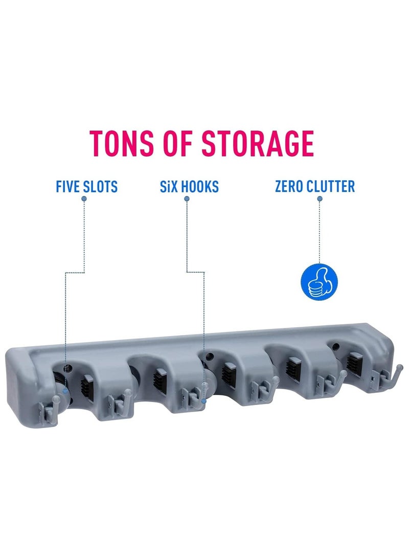 حامل للممسحة والمكنسة مثبت على الجدار - Image 4