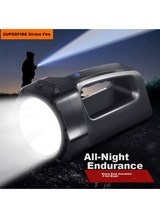 Supfire Rx30 Flashlight, High Brightness, Long Battery Life, Outdoor Survival, Ultra-bright Long-range, Handheld Searchlight, Emergency Patrol, Mining Lamp - Image 2