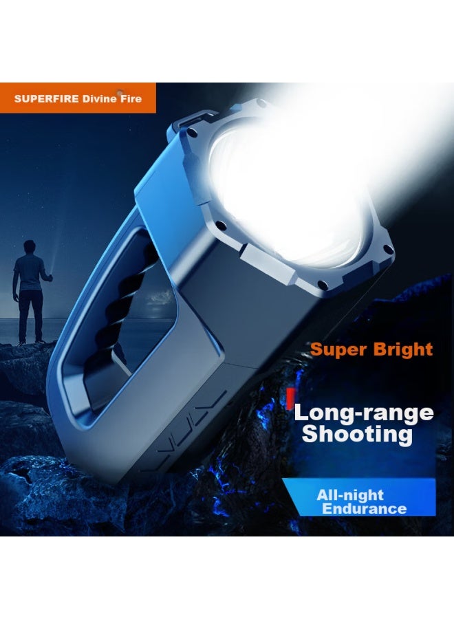 Supfire Rx30 Flashlight, High Brightness, Long Battery Life, Outdoor Survival, Ultra-bright Long-range, Handheld Searchlight, Emergency Patrol, Mining Lamp - Image 1