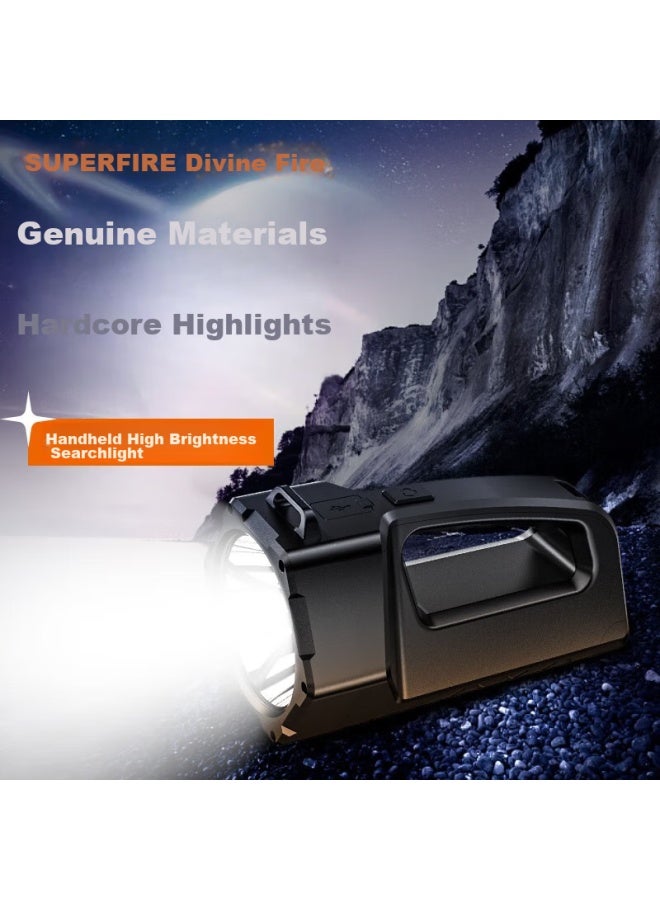Supfire Rx30 Flashlight, High Brightness, Long Battery Life, Outdoor Survival, Ultra-bright Long-range, Handheld Searchlight, Emergency Patrol, Mining Lamp - Image 4