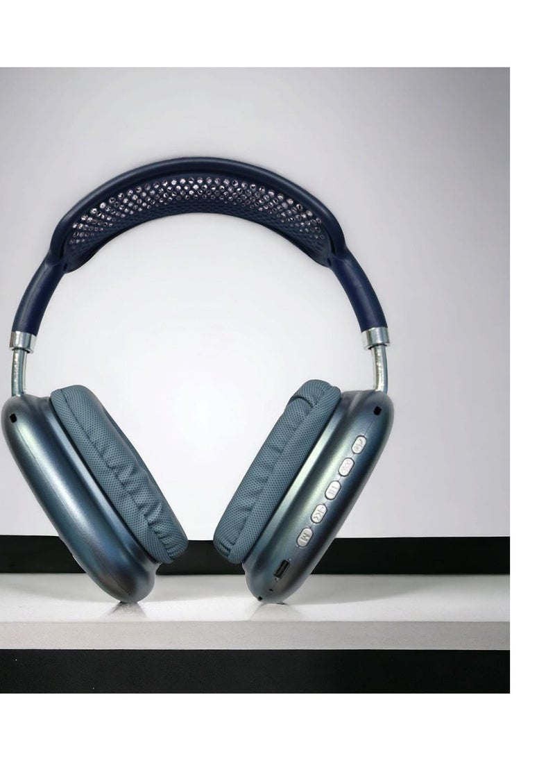Generic - P9 Wireless Bluetooth Headset Pure Stereo Sound Support Memory Card - Image 1