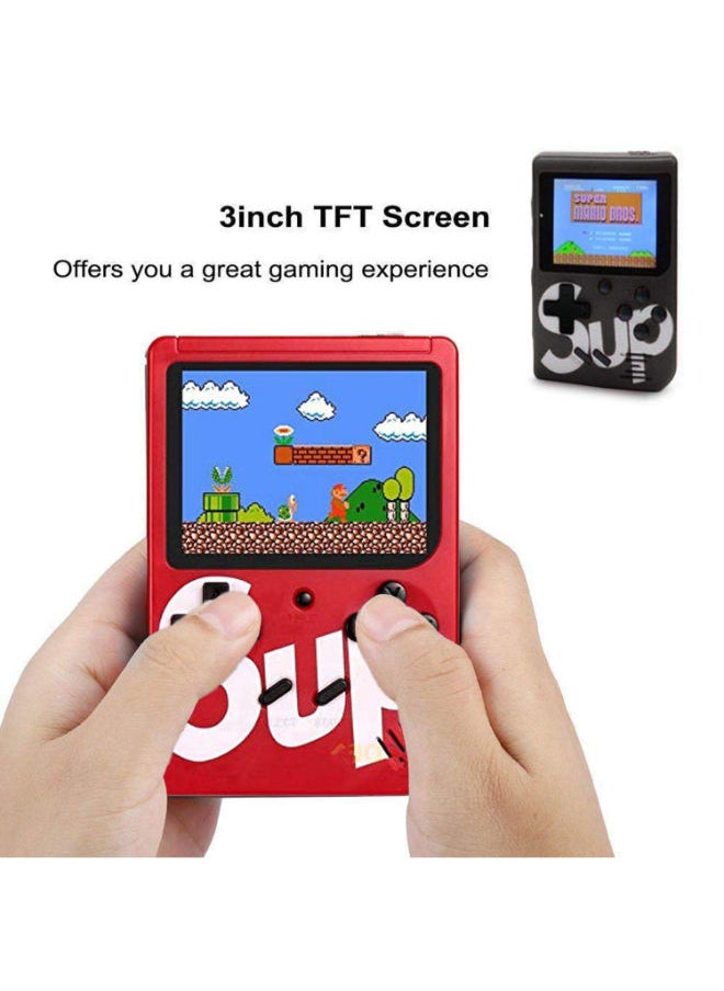 SUP 400 In 1 Game Box Console Classic Games Hand Held Gamepad Color Screen Mario Super Mario DR Mario Contra Games - RED  - Image 2