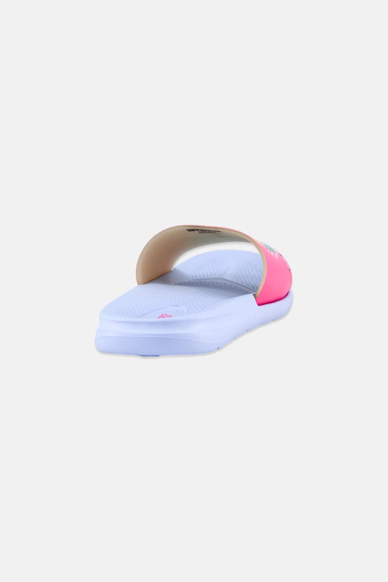 Disney Kids Girl Stitch Slip On Slides, Light Blue - Image 2