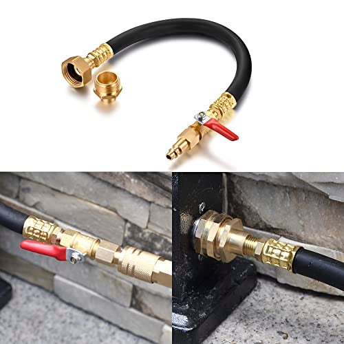 SIGURANTA RV Winterizing Kit with Sprinkler Blowout Adapter Shut Off ValveWinterizing RV Camper Boat MotorhomeGarden hose blowing adapter - Image 5