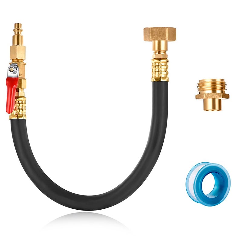 SIGURANTA RV Winterizing Kit with Sprinkler Blowout Adapter Shut Off ValveWinterizing RV Camper Boat MotorhomeGarden hose blowing adapter - Image 2