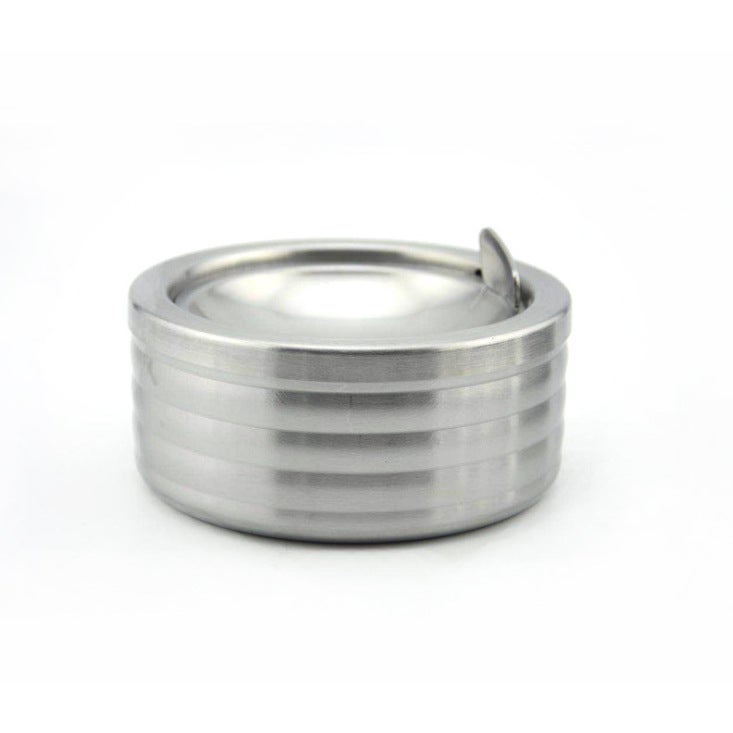 Supply Stainless Steel Ashtray Thickeneded Windproof El Bar Ktv Car Customization And Delivery - Image 1