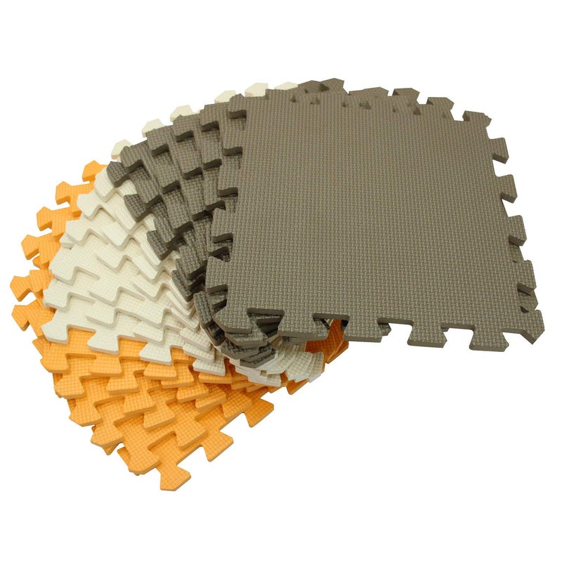 MQIAOHAMÂ® 18 Pieces Puzzle Play Mats, Soft Baby Play Mat, Kids Interlocking Foam Floor Tiles, Toddlers Carpet Playmats G301018-102106110 - Image 3