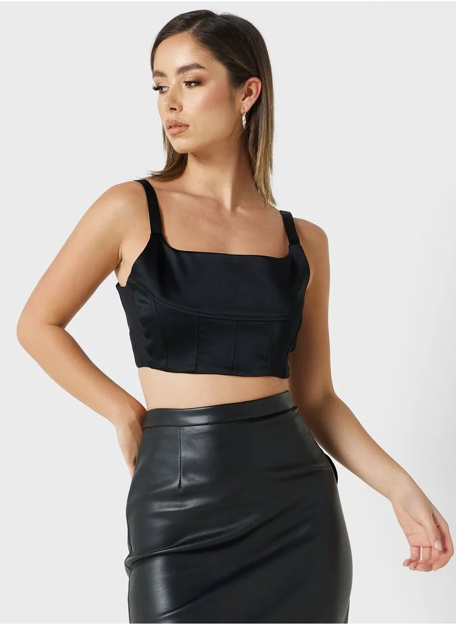 CALVIN KLEIN Strappy Crop Top