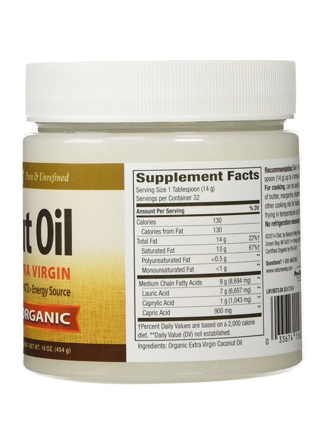Nature's Way Organic Extra Virgin Coconut Oil - Image 2