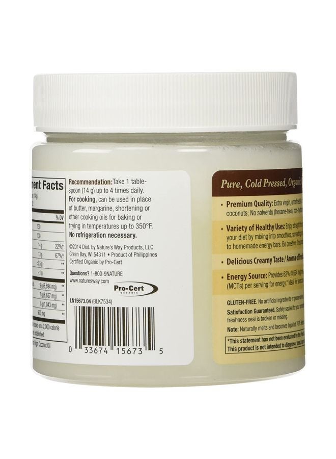 Nature's Way Organic Extra Virgin Coconut Oil - Image 3
