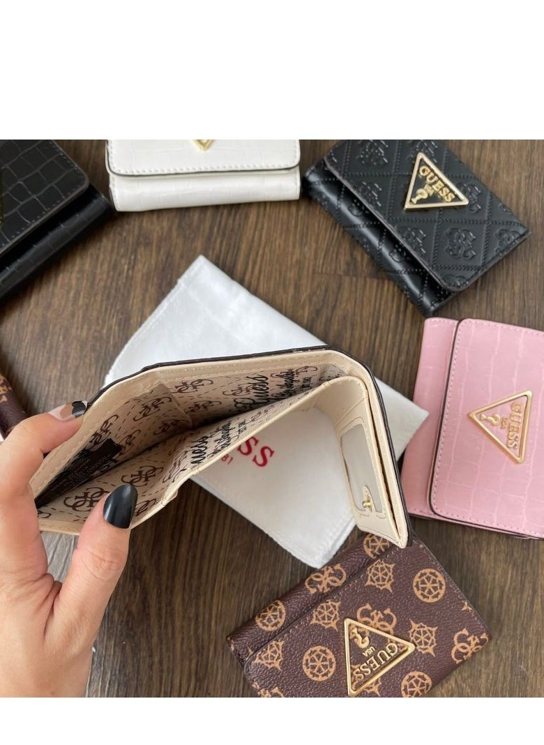 Guest Women's Laurel Small Crocodile pattern Zip Around Wallet Black  - Image 3