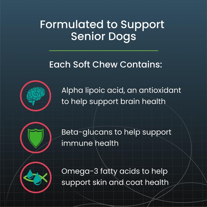 Nutramax Laboratories Nutramax Dasuquin Joint Health Supplement for Large Senior Dogs â€“ for Immune Support, Skin & Coat Health, and Brain Health, 84 Soft Chews - Image 3