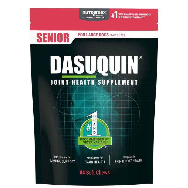 Nutramax Laboratories Nutramax Dasuquin Joint Health Supplement for Large Senior Dogs â€“ for Immune Support, Skin & Coat Health, and Brain Health, 84 Soft Chews - Image 1