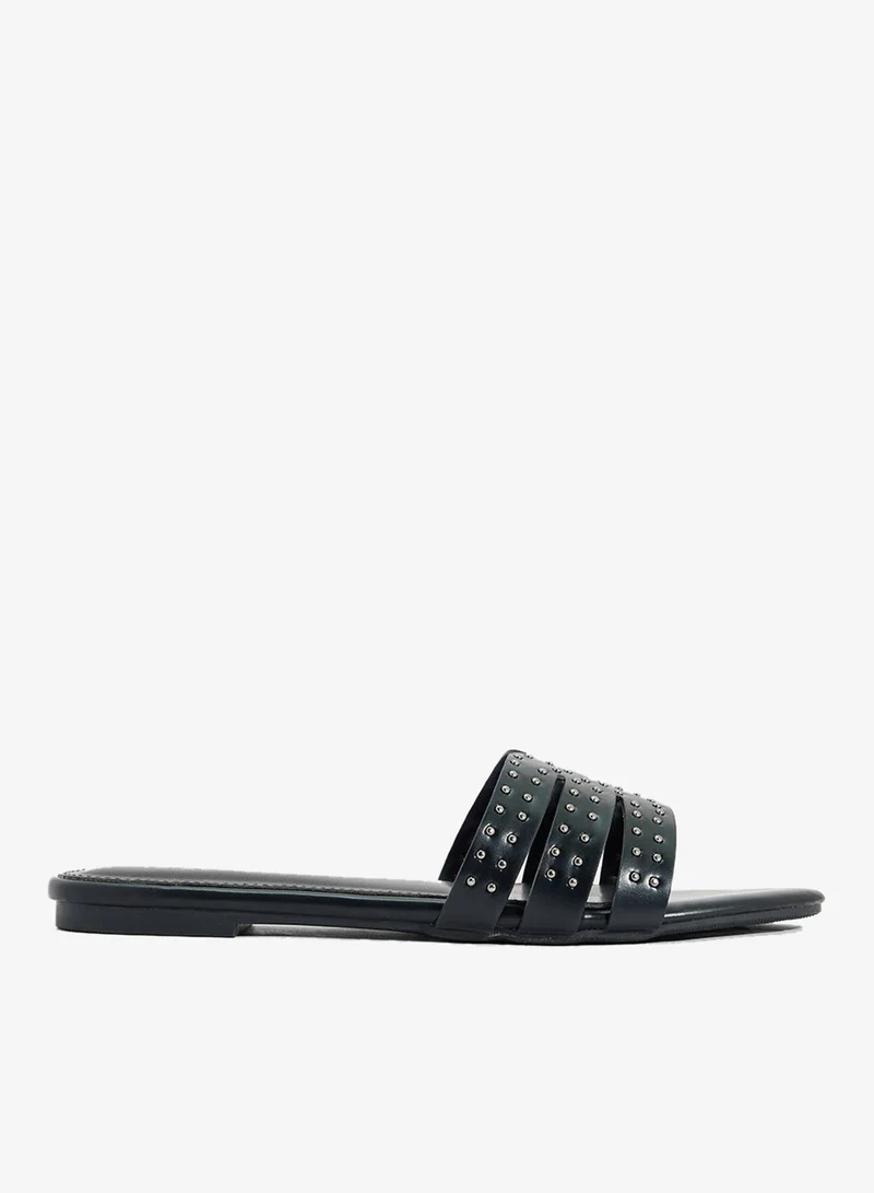 Ginger Studded Flat Sandal