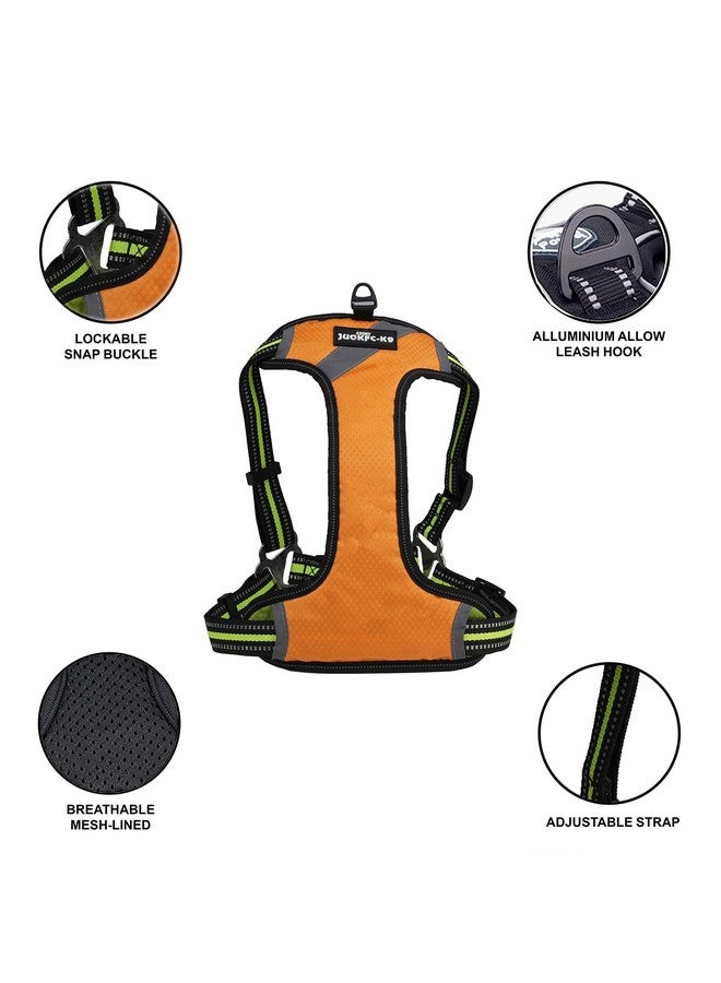 Emily Pets Dog Harness No Pull Harness Reflective Dog Belt For Small Medium Large Dogs Easy Control Dog Chest Belt - No More Pulling Or Choking (Yellow, S) - Image 3