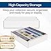 BCW 5000ct Trading Card Storage Boxes Full Lid 5 Pack TCG MTG Card Storage Organizer Fits Card Dividers Sorting Tray Corrugated Cardboard Box for Collectible Cards - Image 4