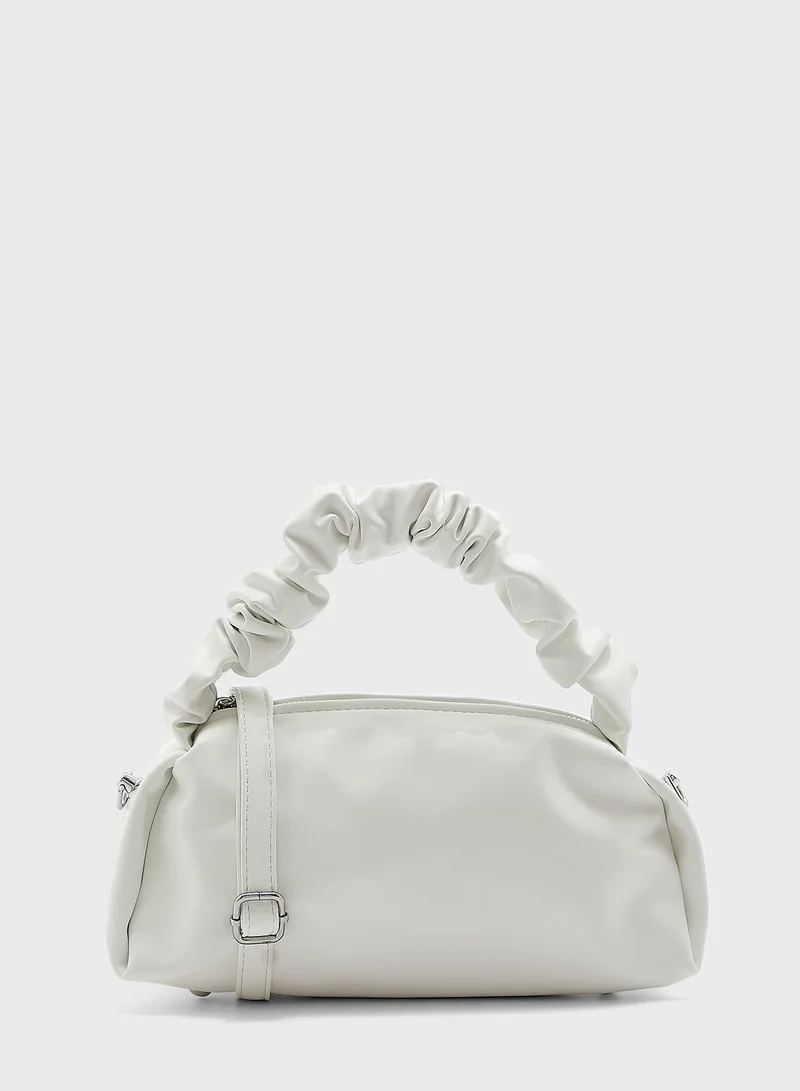 Ginger Scrunch Handle Handbag