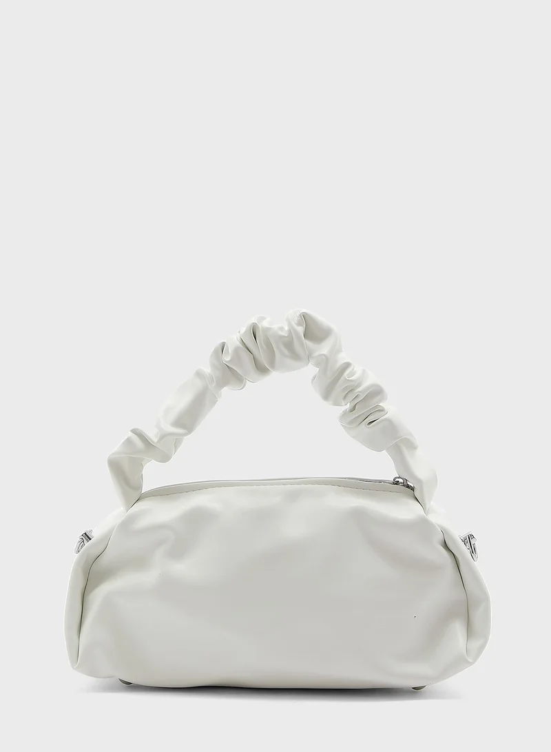 Ginger Scrunch Handle Handbag