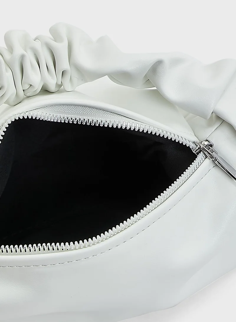 Ginger Scrunch Handle Handbag