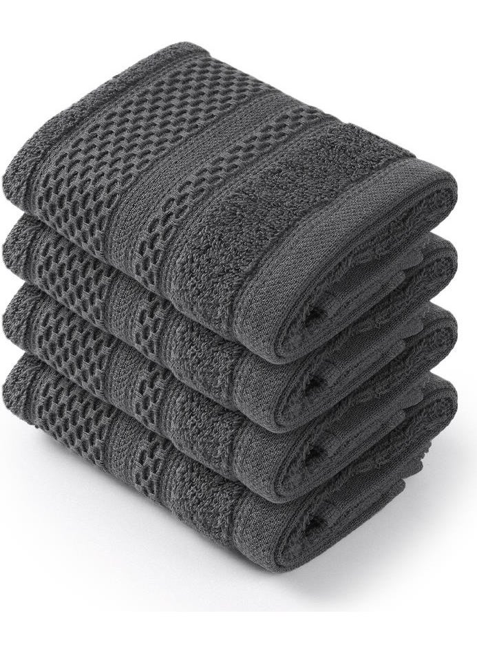 Softy - Natural Cotton Set of 4 Guest Bath / Kitchen Towels - 30 x 50 cm Anthracite - pzsku/Z5BFB3A6B4AA942F14E01Z/45/_/1731025049/9aeb2eda-ec96-4057-b0b1-0bb4daf10fe0