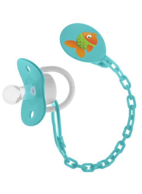 بابلز سكاته عادية بسلسلة اشكال مختلفة-اخضر من 6شهور فأكثر