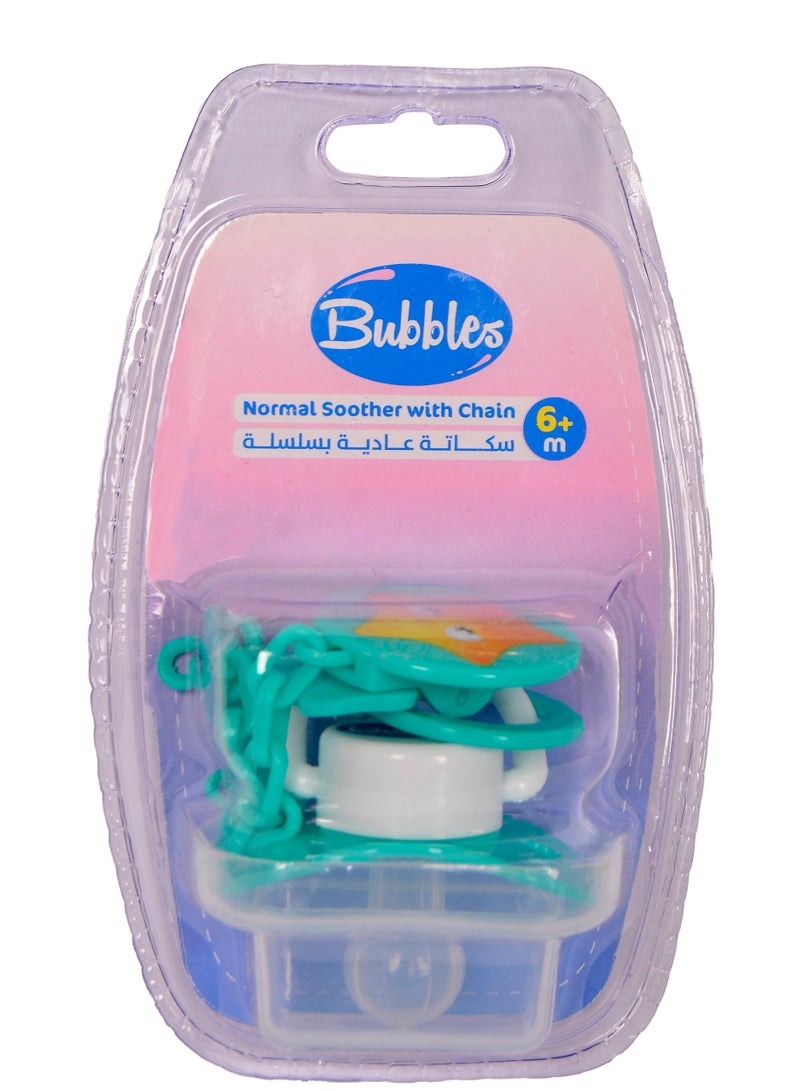 بابلز سكاته عادية بسلسلة اشكال مختلفة-اخضر من 6شهور فأكثر - Image 2