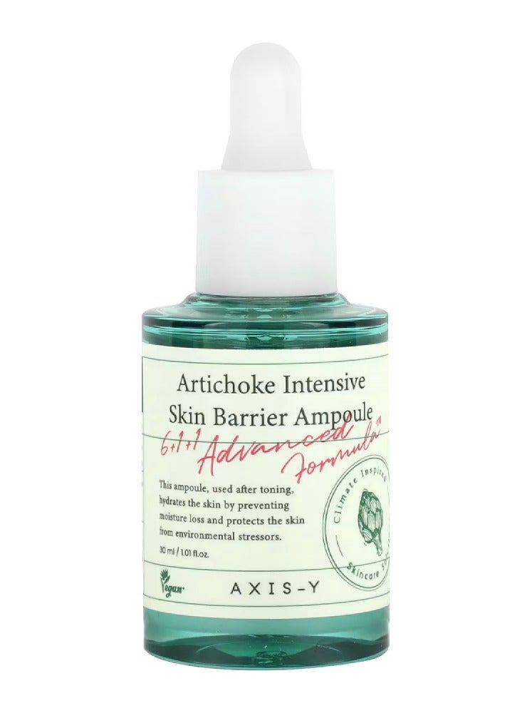 Axis-Y Artichoke Intensive Skin Barrier Ampoule 1.01 fl. oz | Soothing Serum Irritated skin, Treatment, Centella Asiatica, Korean Skincare - Image 2
